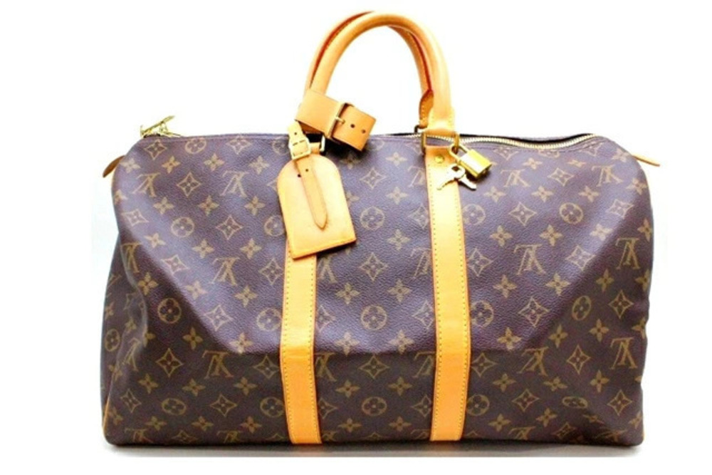 Louis Vuitton Bag Boston Monogram Keepall Brown
